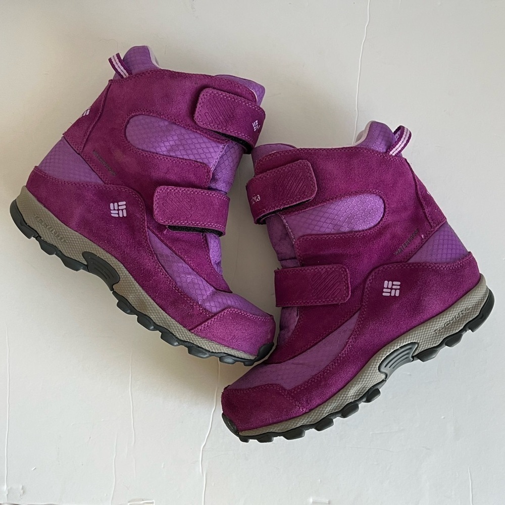 Columbia Parkers Peak Purple Snow Boots Youth 5Y / Women's 6W - Picture 6 of 9